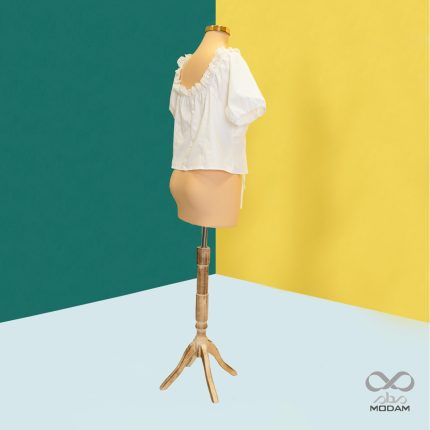 تاپ زنانه بندی سفید برند Shein