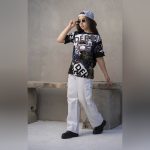 تیشرت نگین دار پنبه
