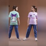 تیشرت و شلوار لی مام استایل طرح کرومی
