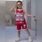 تاپ شورتک پنبه لاکرا طرح کرومی