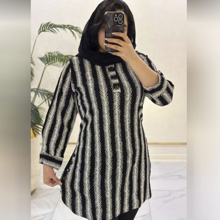 تونیک یقه دار چاکدار