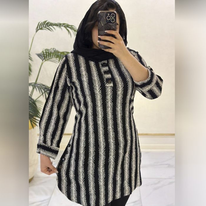 تونیک یقه دار چاکدار