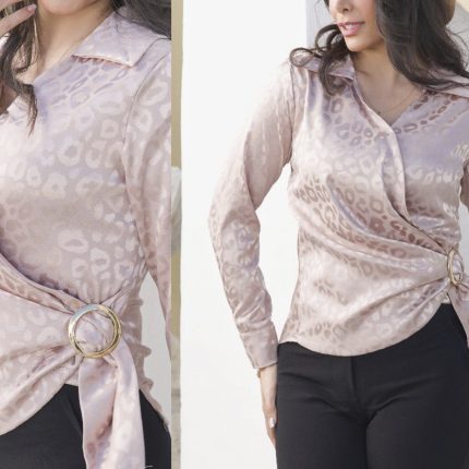 شومیز بغل گره زده رو دست شومیز جلو گره